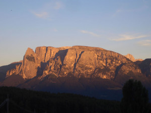 Schlern im Abendrot